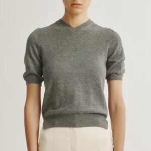 Attersee Dez Sweater in Wool and Cashmere Gray